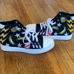 Jeffrey Campbell Adams Patch Hightop Sneakers